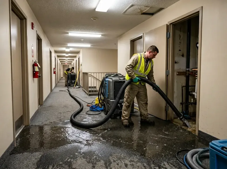 multi-unit-apartment-hallway-f-005 — frequently asked questions, Emergency Burst Pipe Water Extraction & Removal in Barclay,…